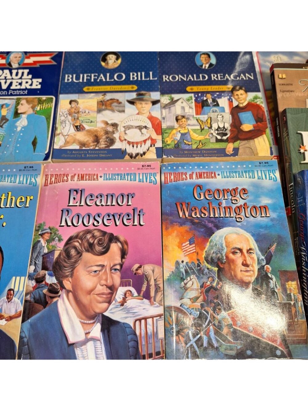 Historical Biography Chapter 17 Book Lot DK Einstein Lincoln Buffalo Bill Keller - Picture 5 of 8